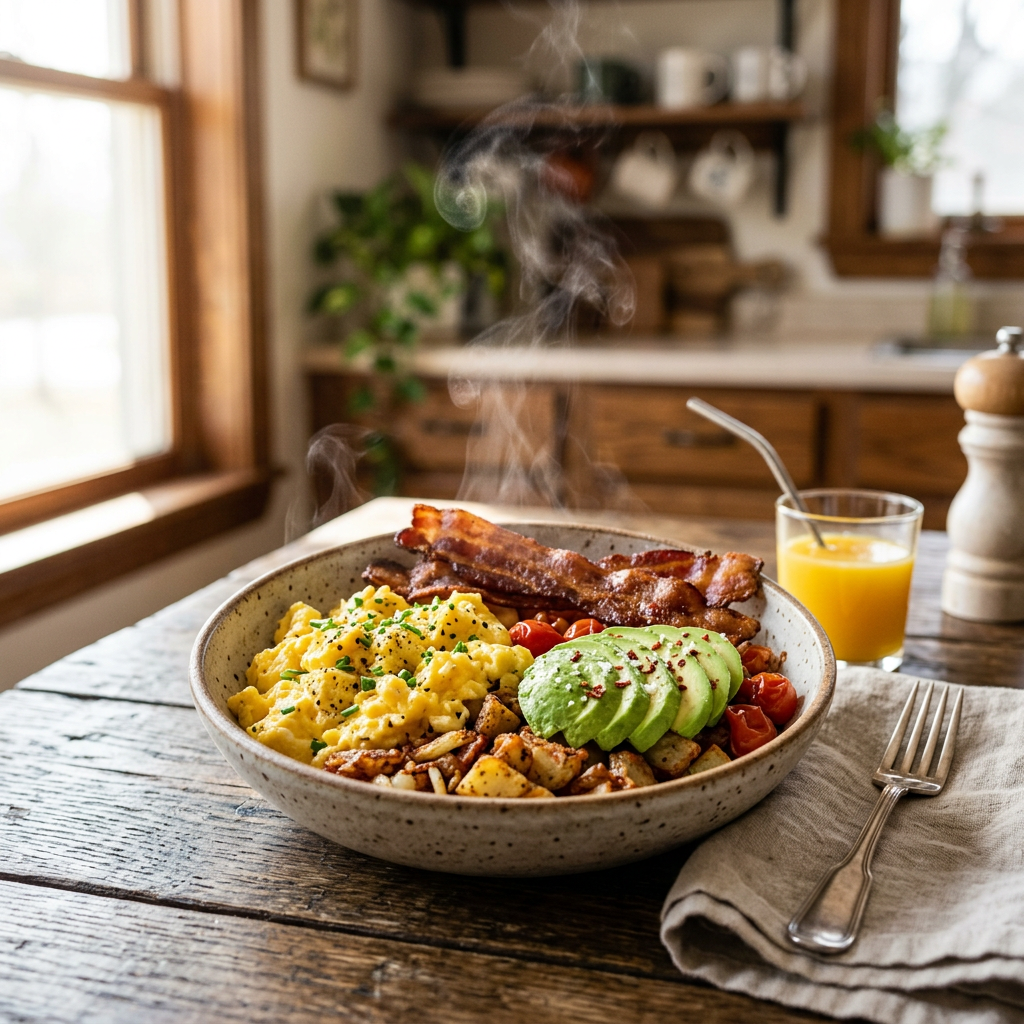 Classic American Breakfast Bowl
