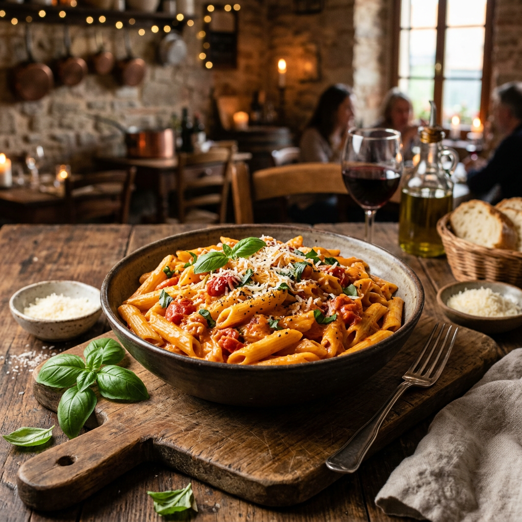 Creamy Tomato Basil Pasta