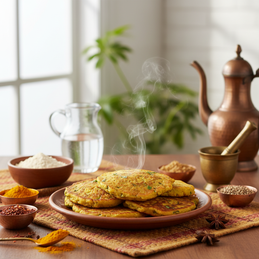 Savory Chickpea Pancakes