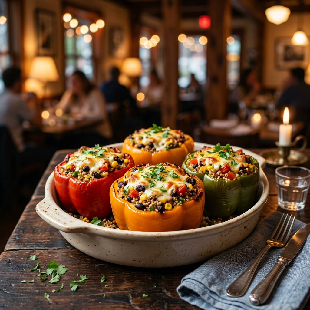 Vegetarian Stuffed Bell Peppers