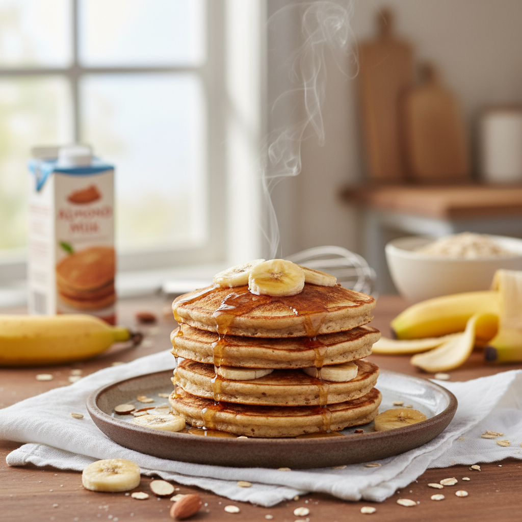 Banana Oat Pancakes