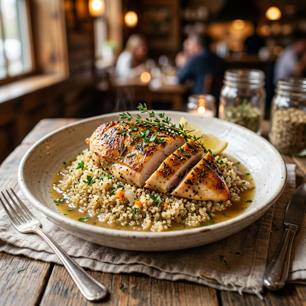 Herbed Chicken with Quinoa