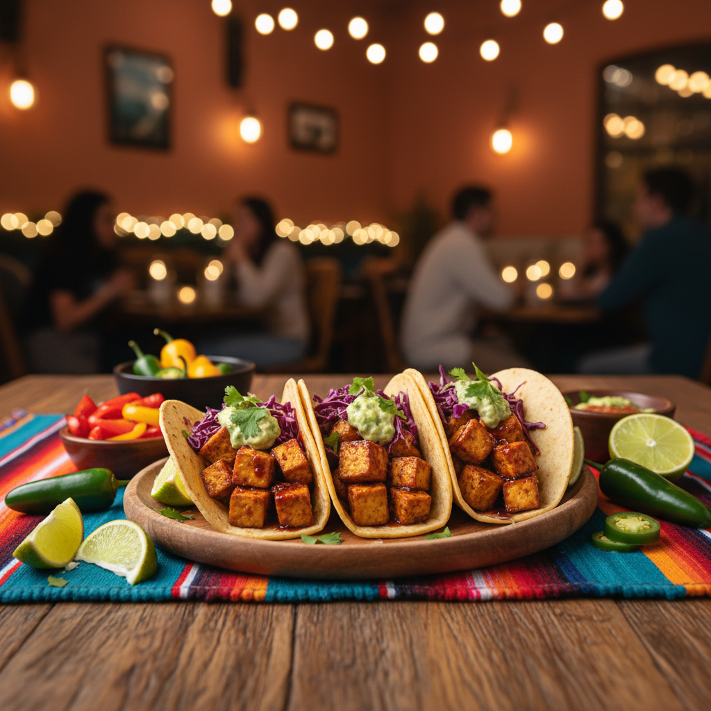 Spicy Tofu Tacos