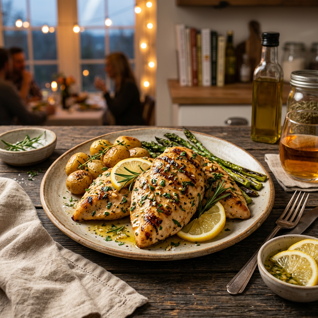 Lemon Garlic Grilled Chicken