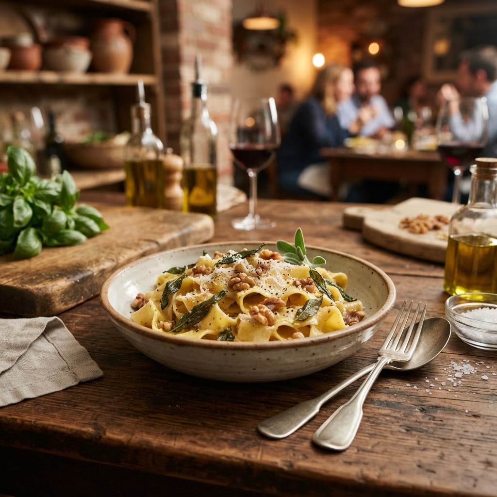 Sage and Walnut Pasta