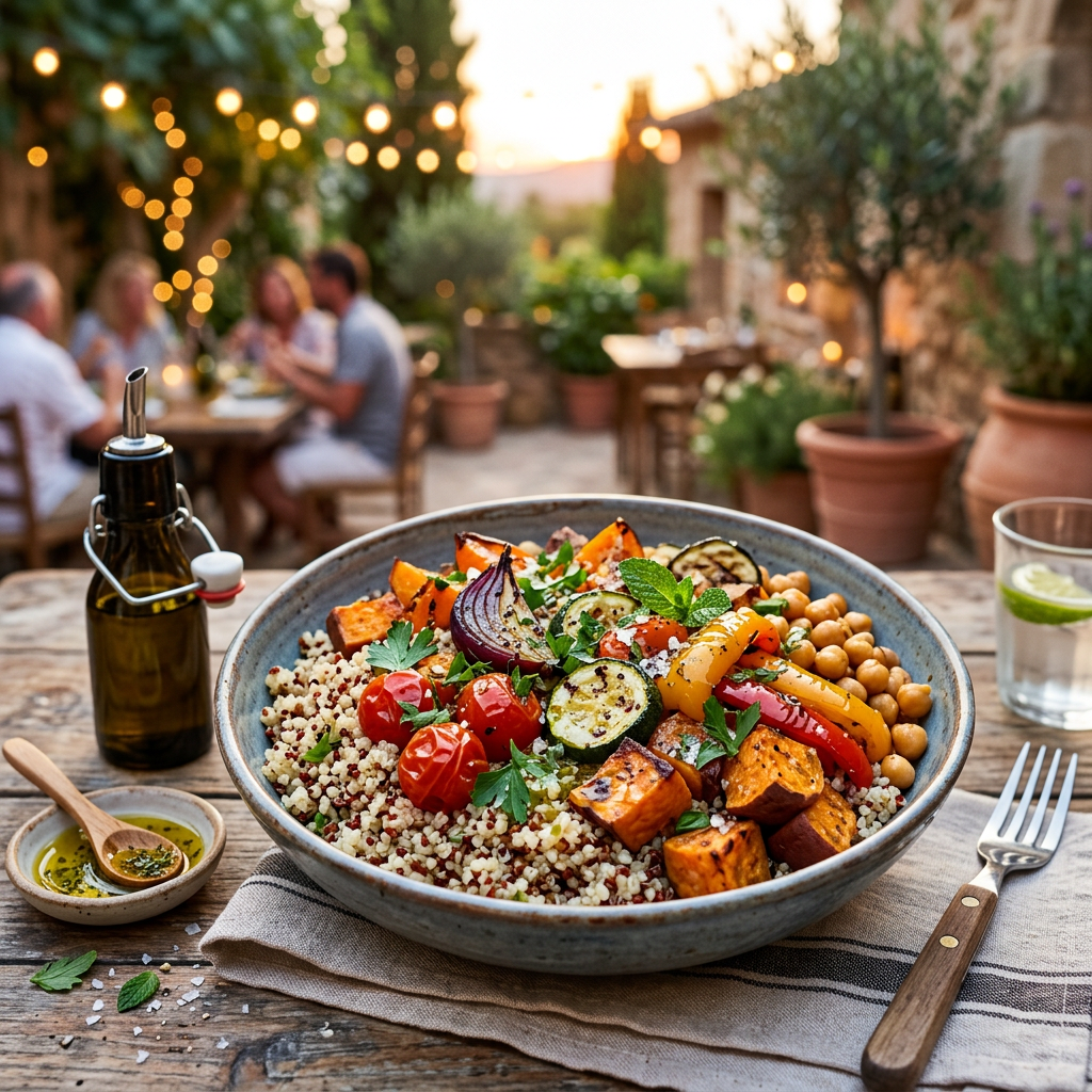 Quinoa and Roasted Vegetable Bowl