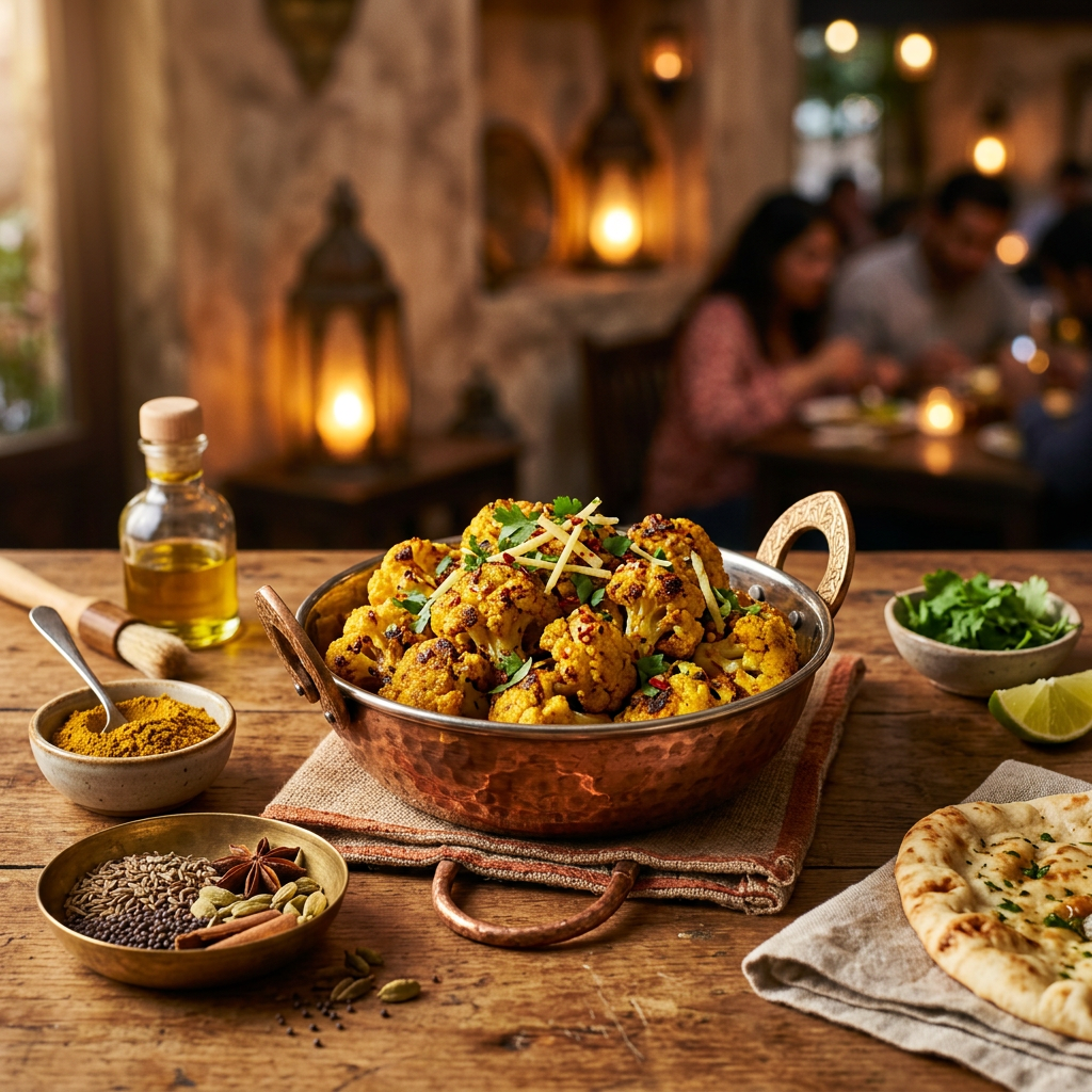 Indian Spiced Cauliflower