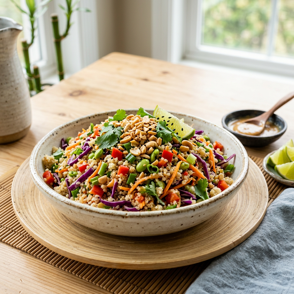 Thai Peanut Quinoa Salad