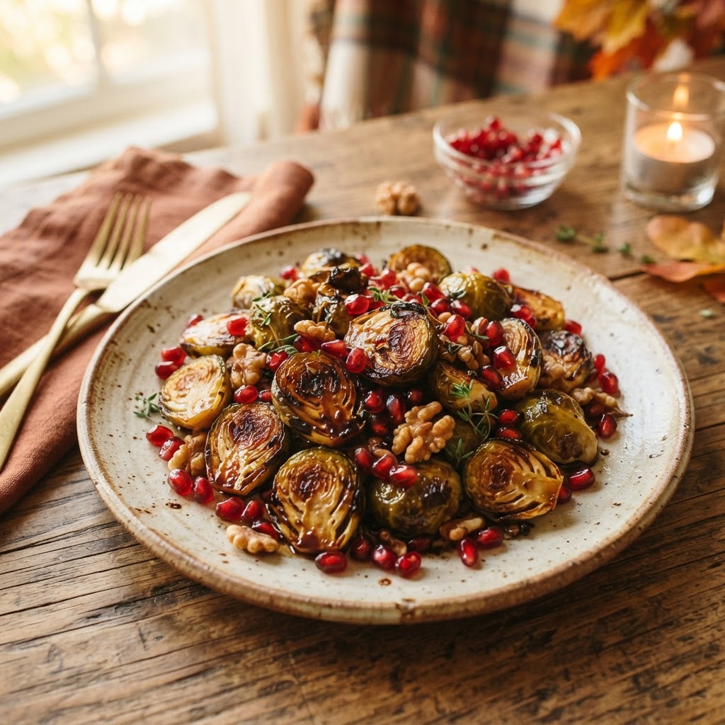 Brussels Sprouts with Balsamic Glaze