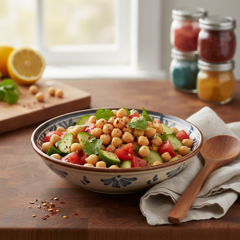 Spicy Chickpea Salad