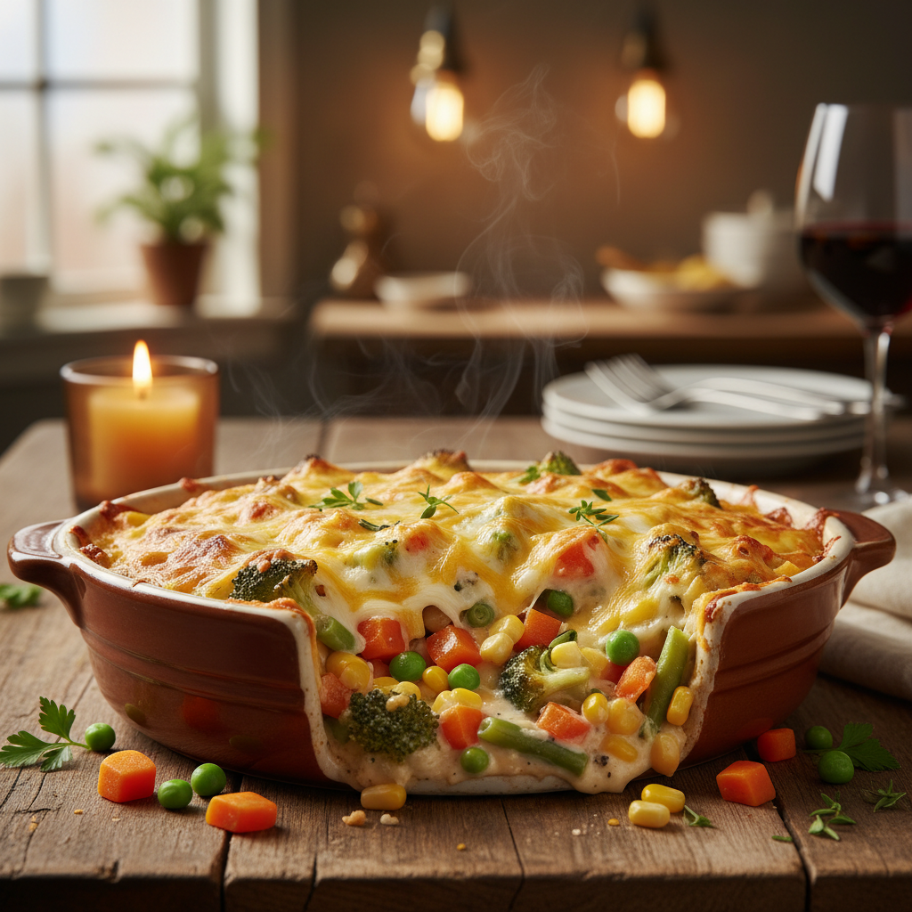 Cheesy Vegetable Casserole