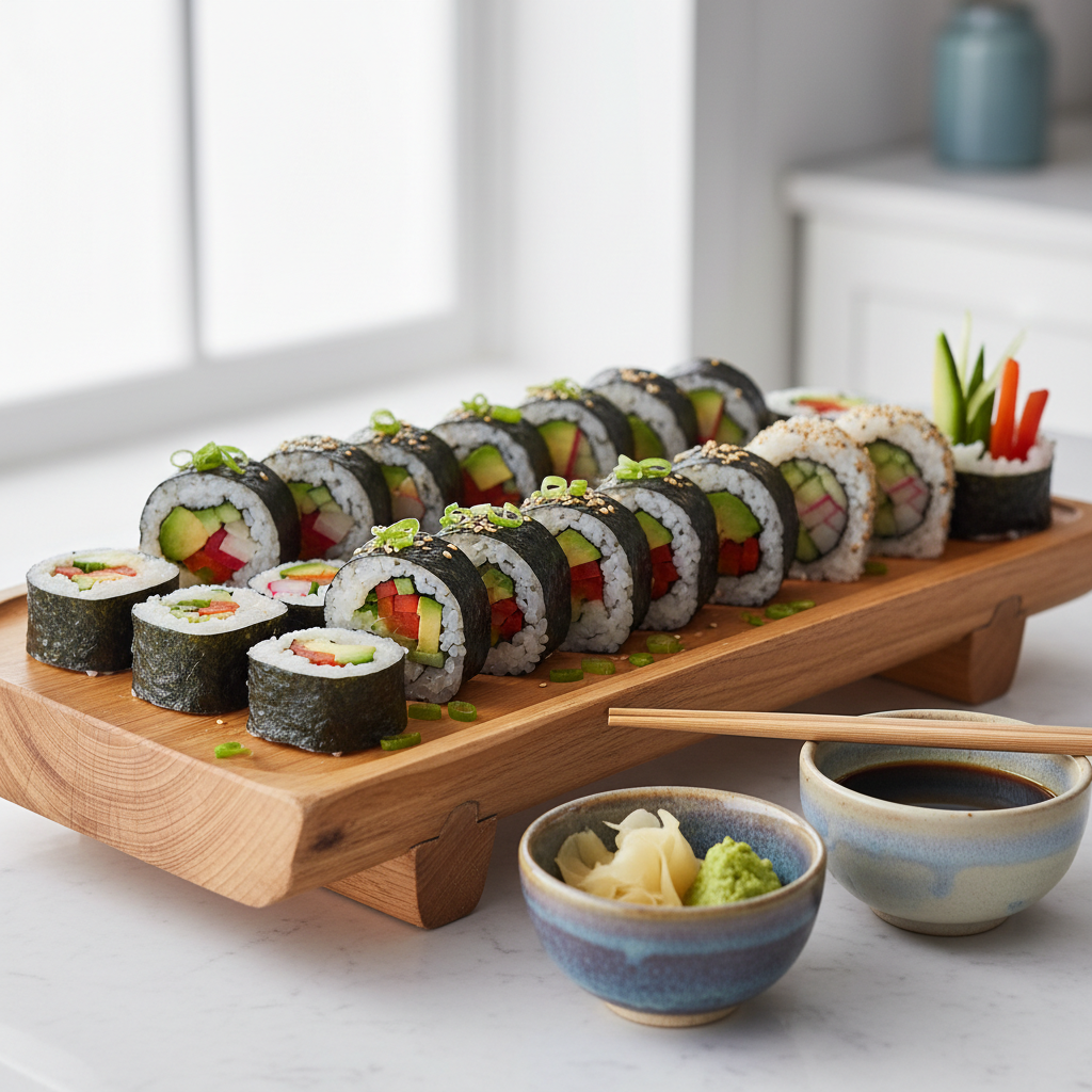 Vegetarian Sushi Rolls