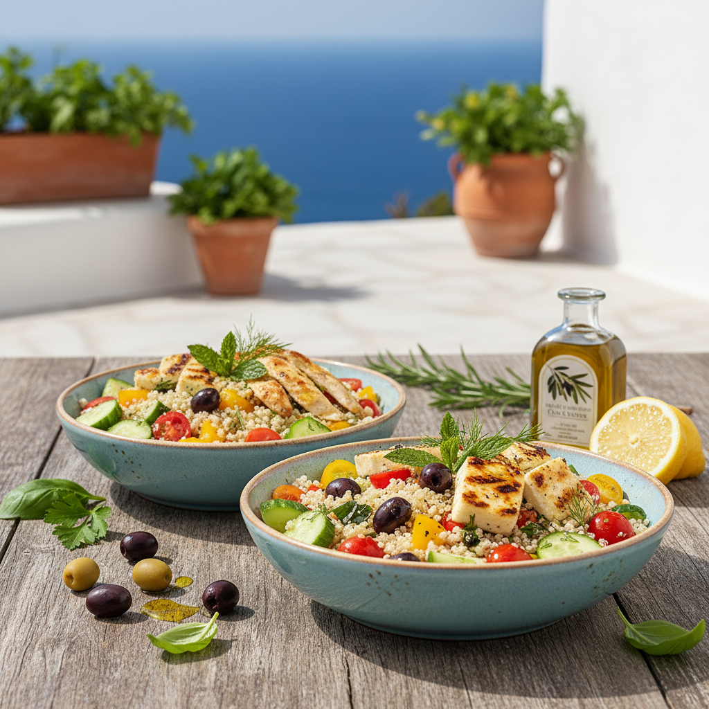 Mediterranean Quinoa Bowls