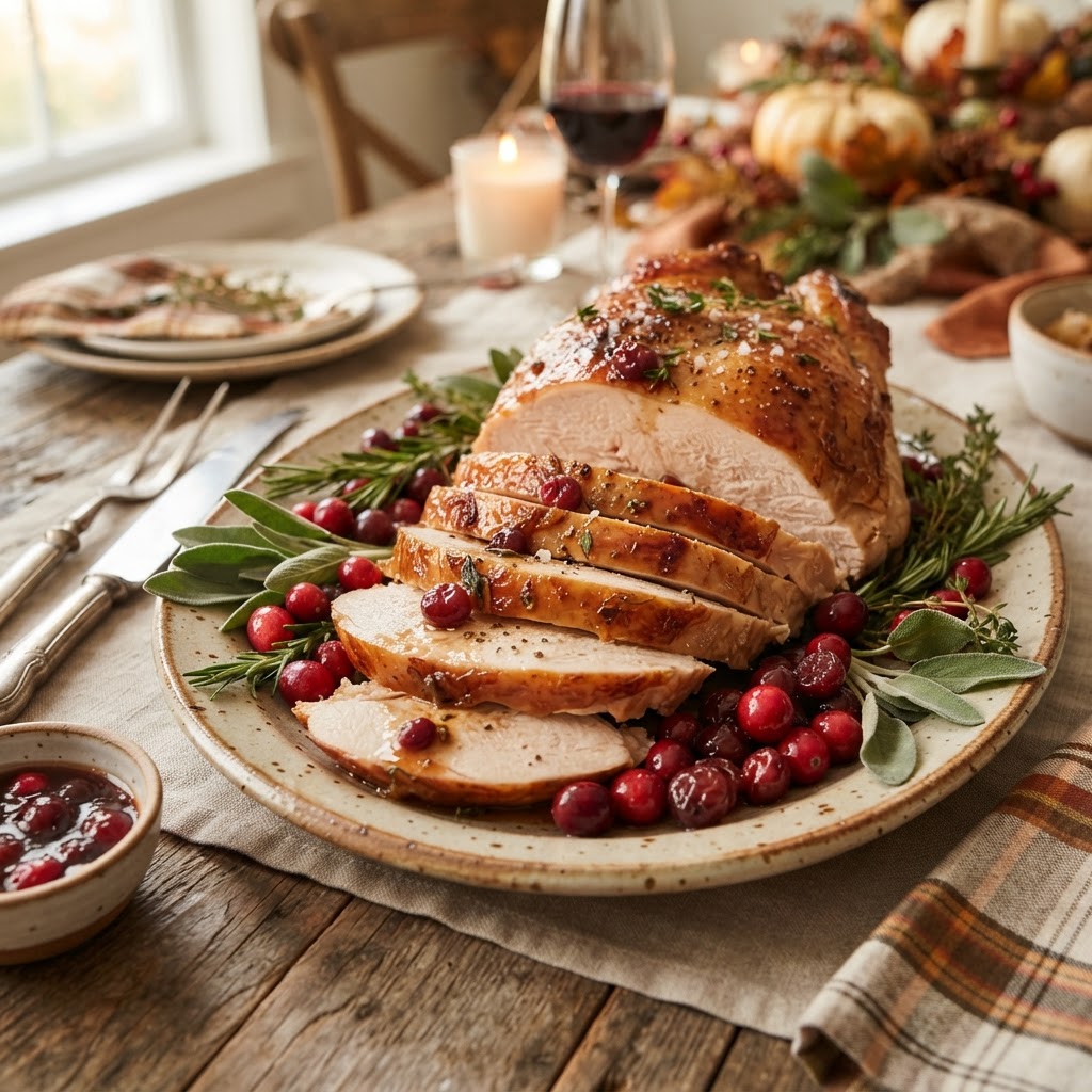 Maple Sage Roasted Turkey Breast