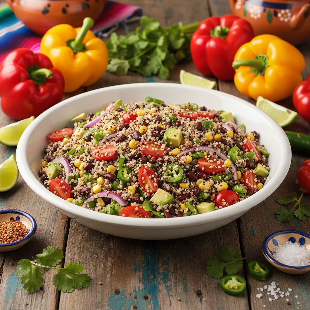 Quinoa and Black Bean Salad