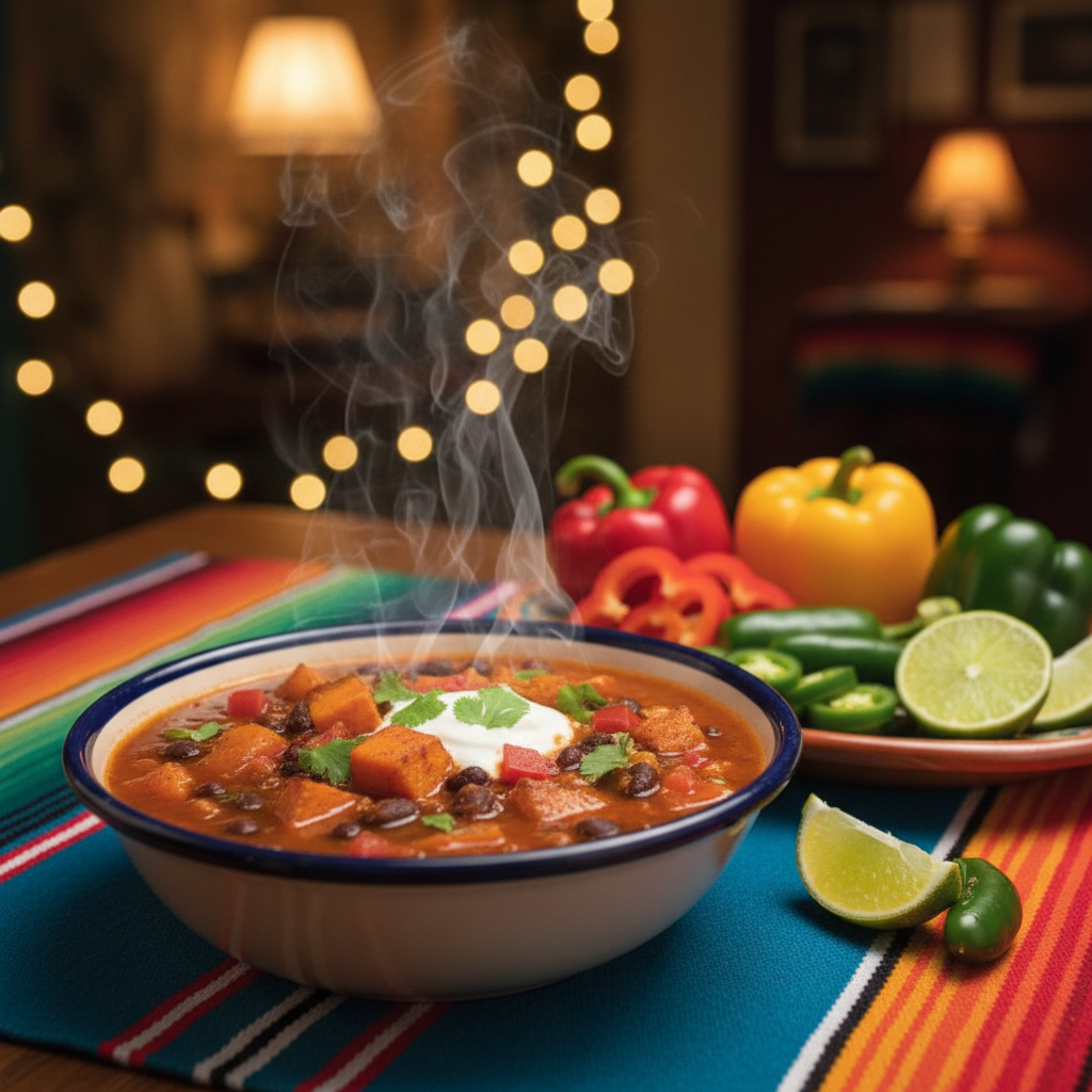 Sweet Potato Black Bean Chili