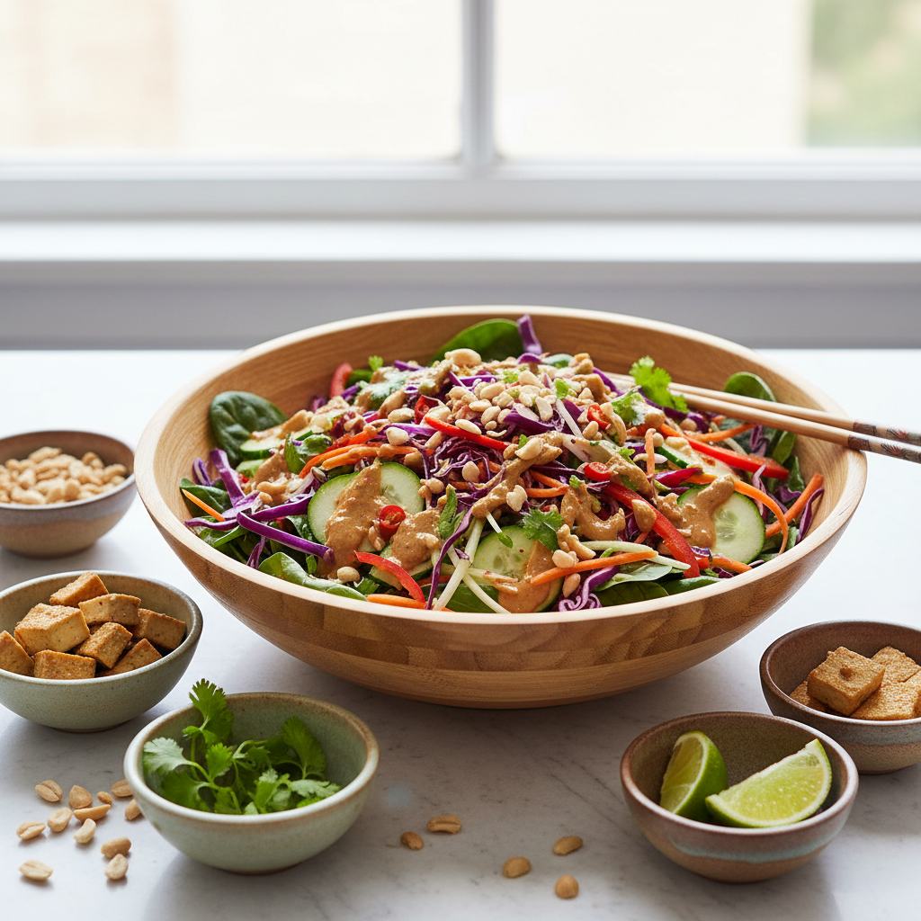 Vegan Thai Peanut Salad