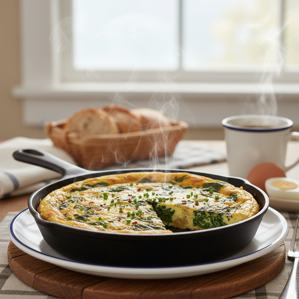 Savory Spinach Frittata