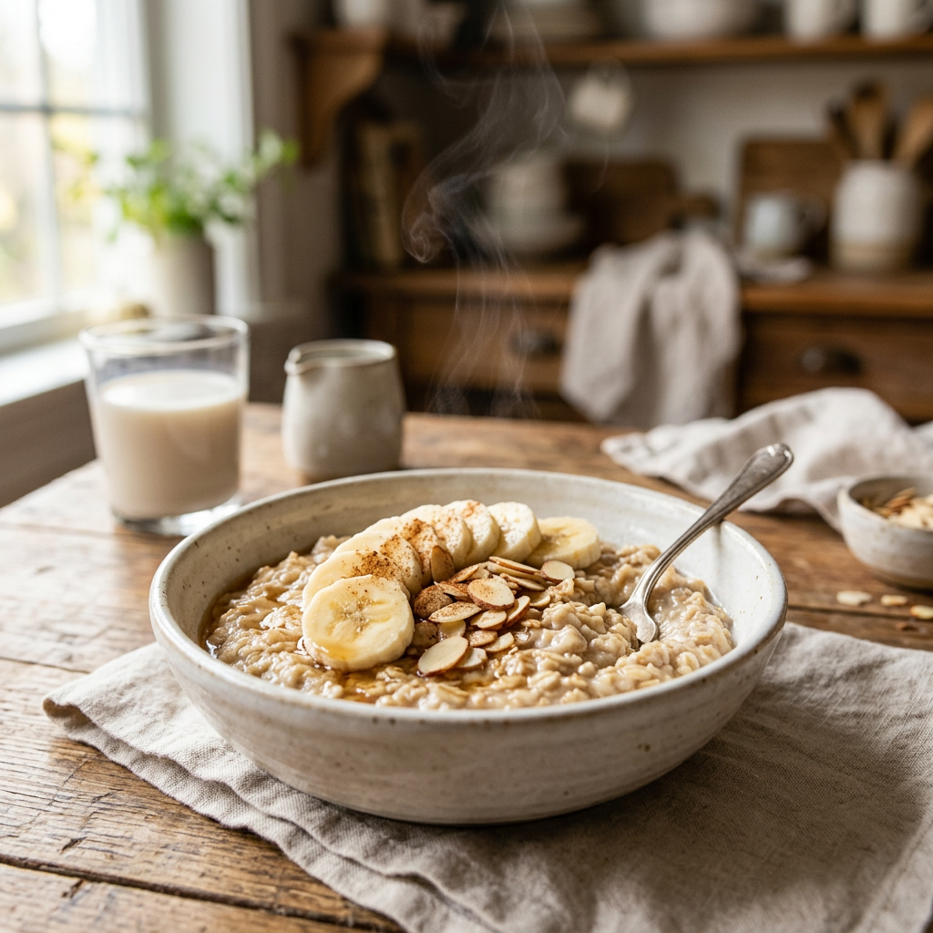 Dairy-Free Banana Oatmeal