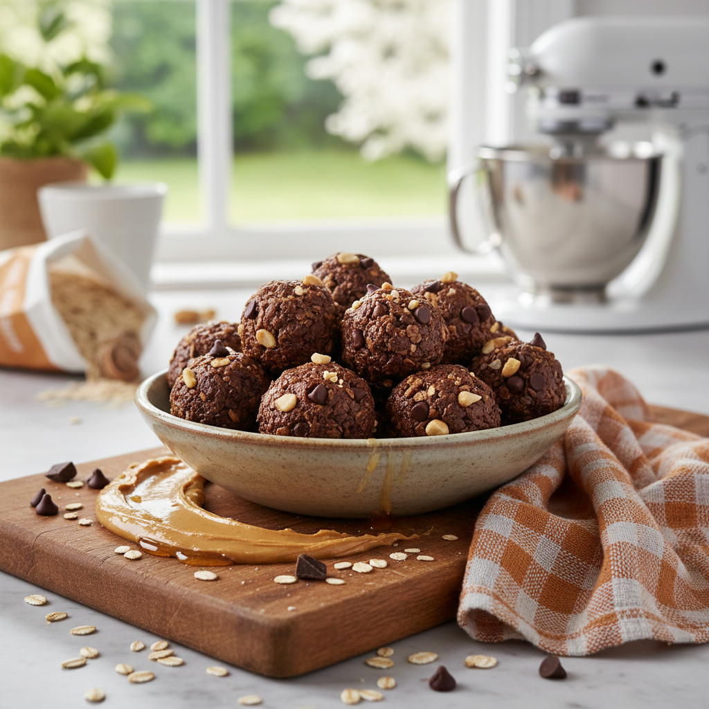 Dark Chocolate Energy Bites
