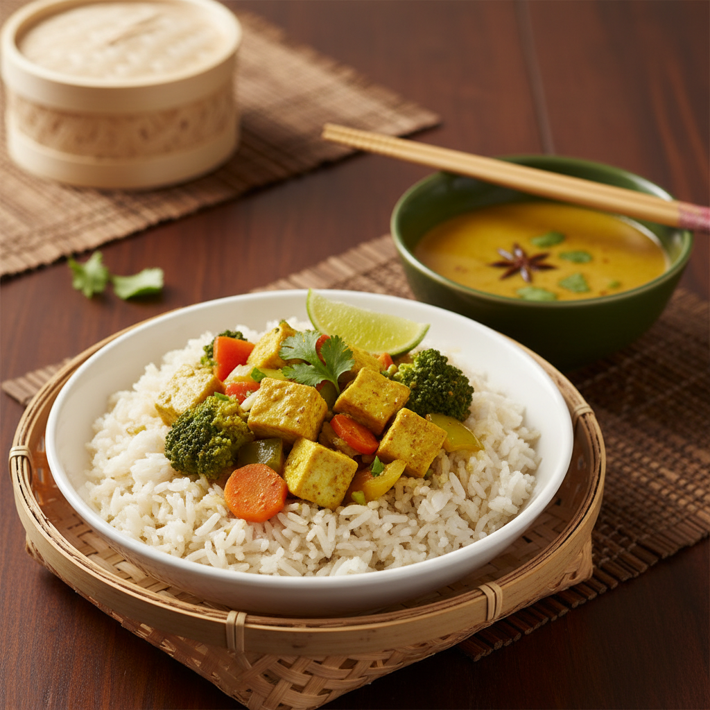 Vegan Curry Coconut Rice