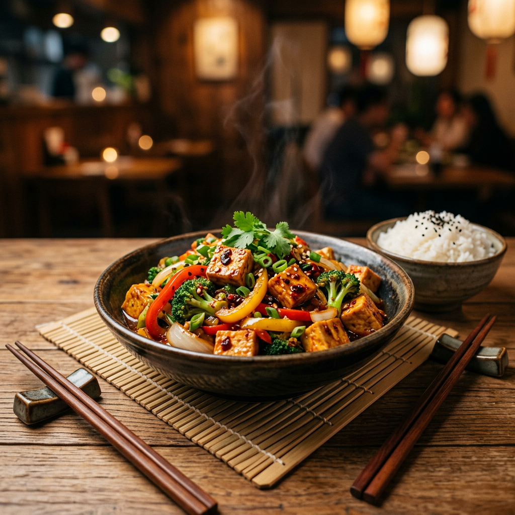 Spicy Tofu Stir-Fry