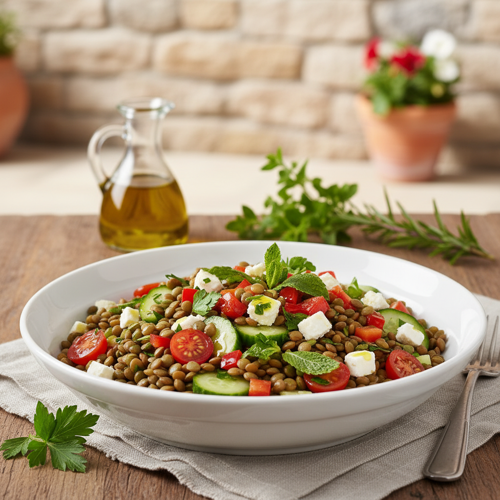 Mediterranean Lentil Bowl