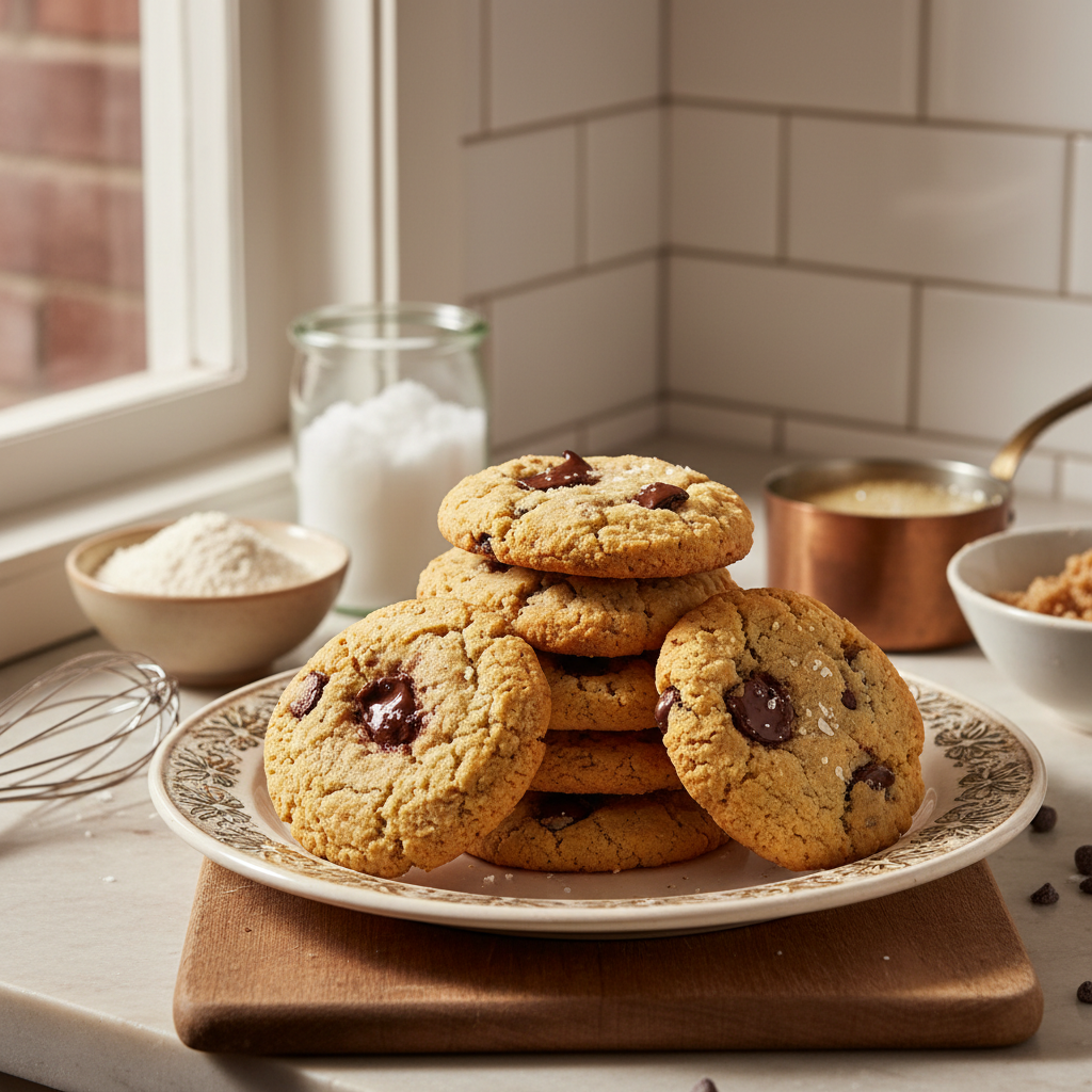 Almond Flour Chocolate Chip Cookies