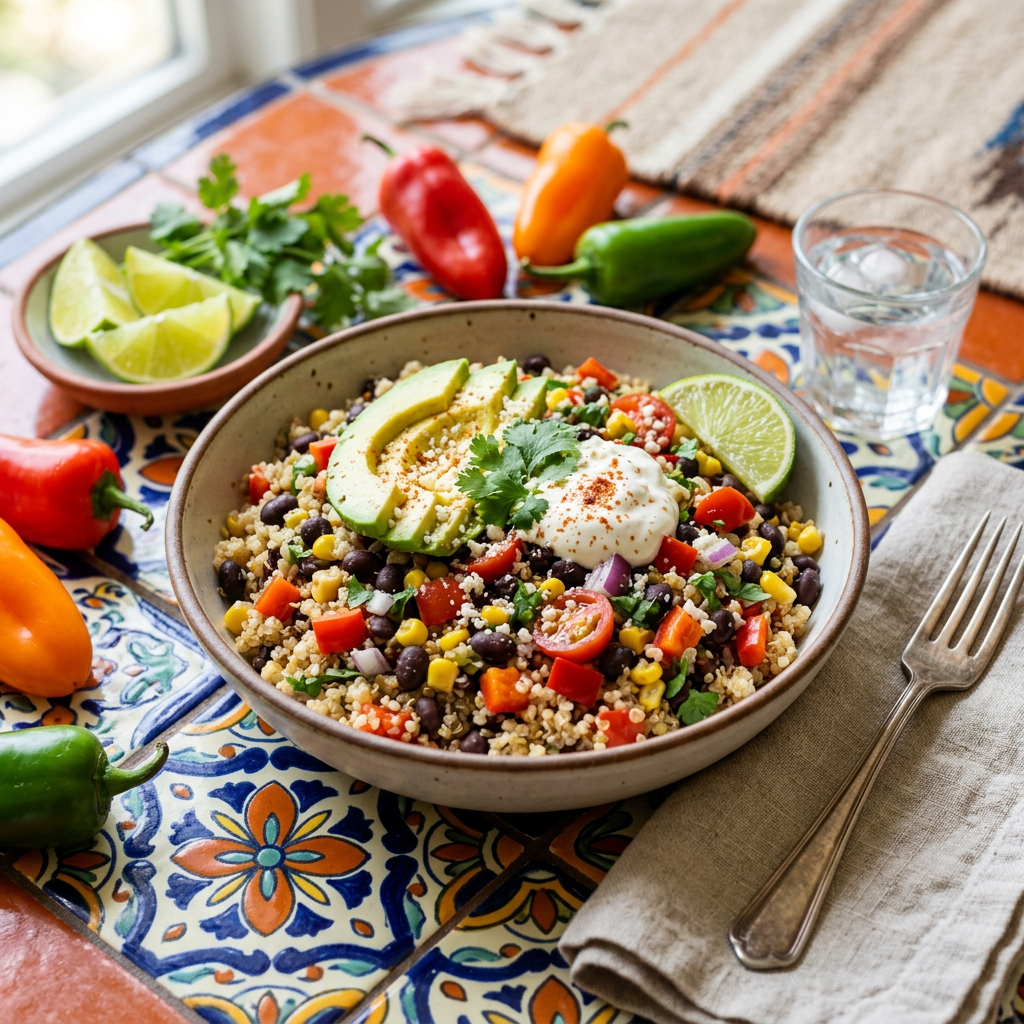 Quinoa Black Bean Bowl