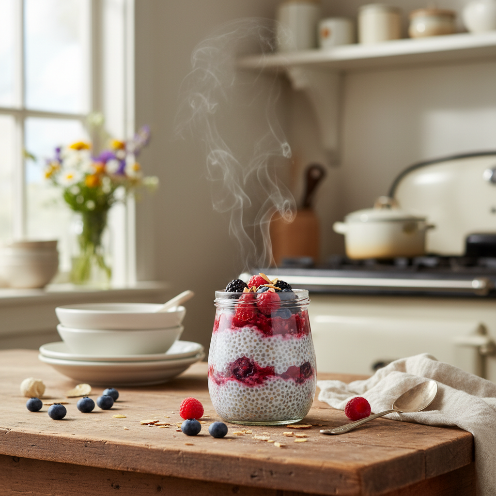 Berry Chia Seed Parfait
