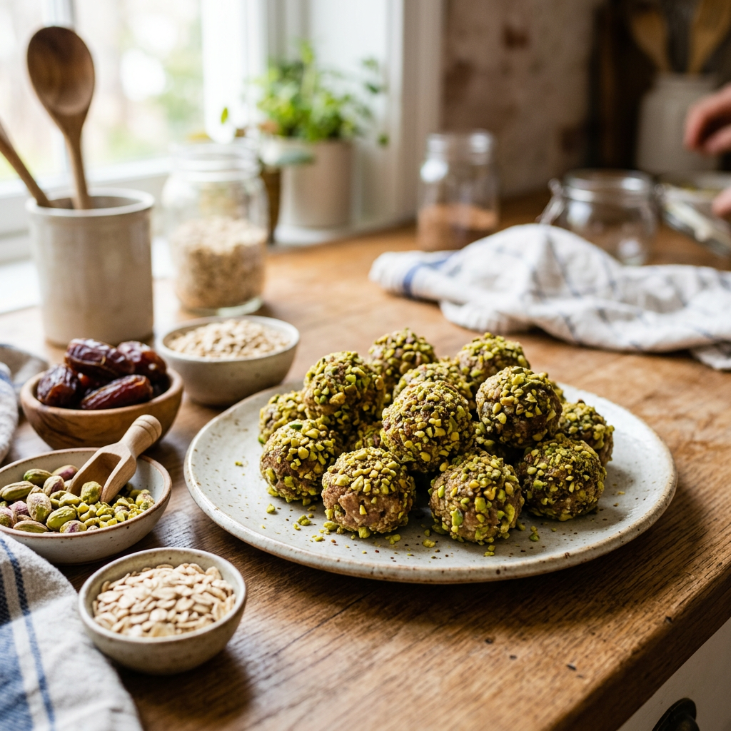 Pistachio Date Energy Balls