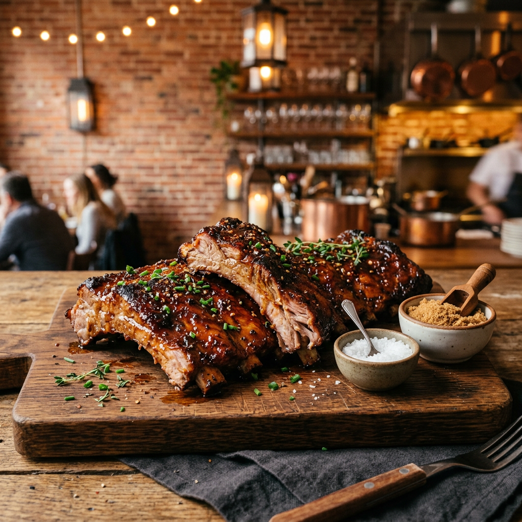 Sweet & Spicy Apple Butter Baby Back Ribs