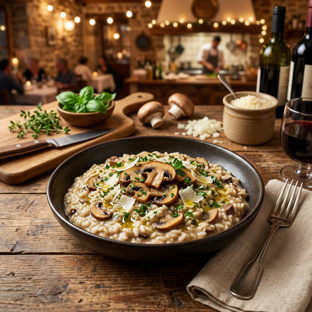 Classic Mushroom Risotto