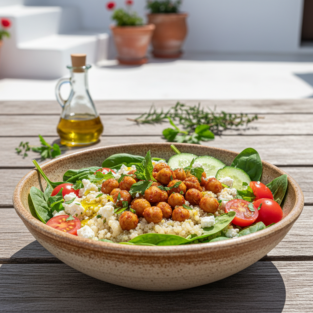 Spicy Chickpea Buddha Bowl
