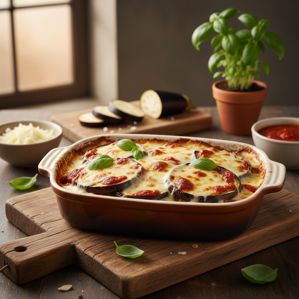 Baked Eggplant Parmesan