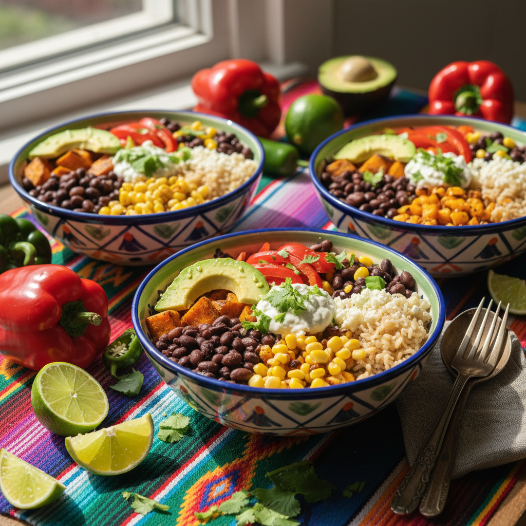 Vegetarian Burrito Bowls