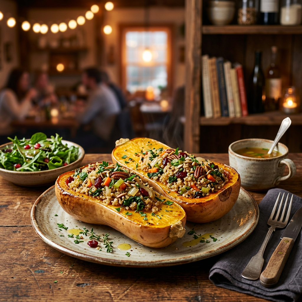 Stuffed Butternut Squash