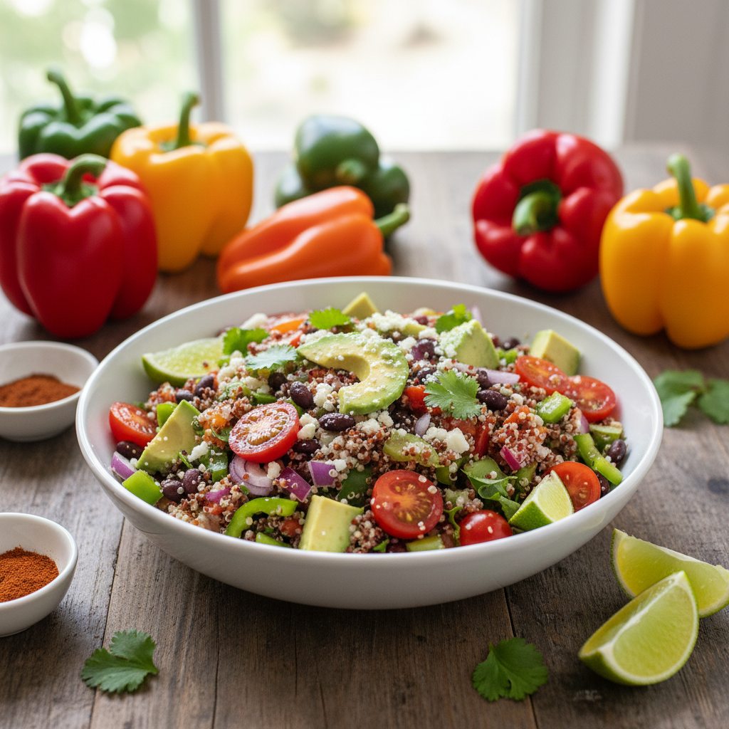 Zesty Quinoa and Black Bean Salad