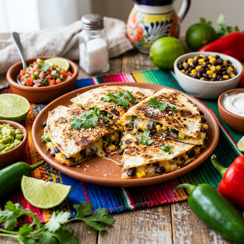 Black Bean & Corn Quesadilla