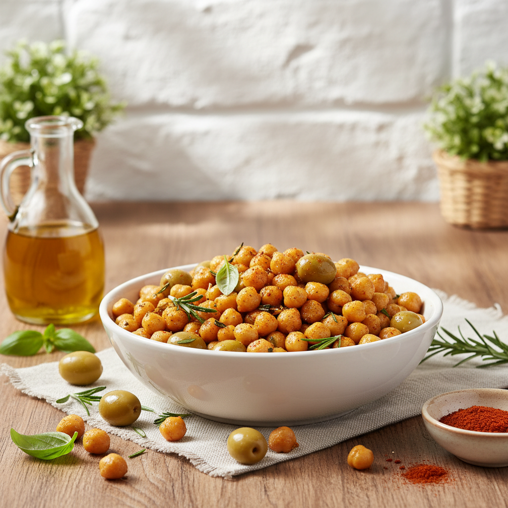 Roasted Mediterranean Chickpeas