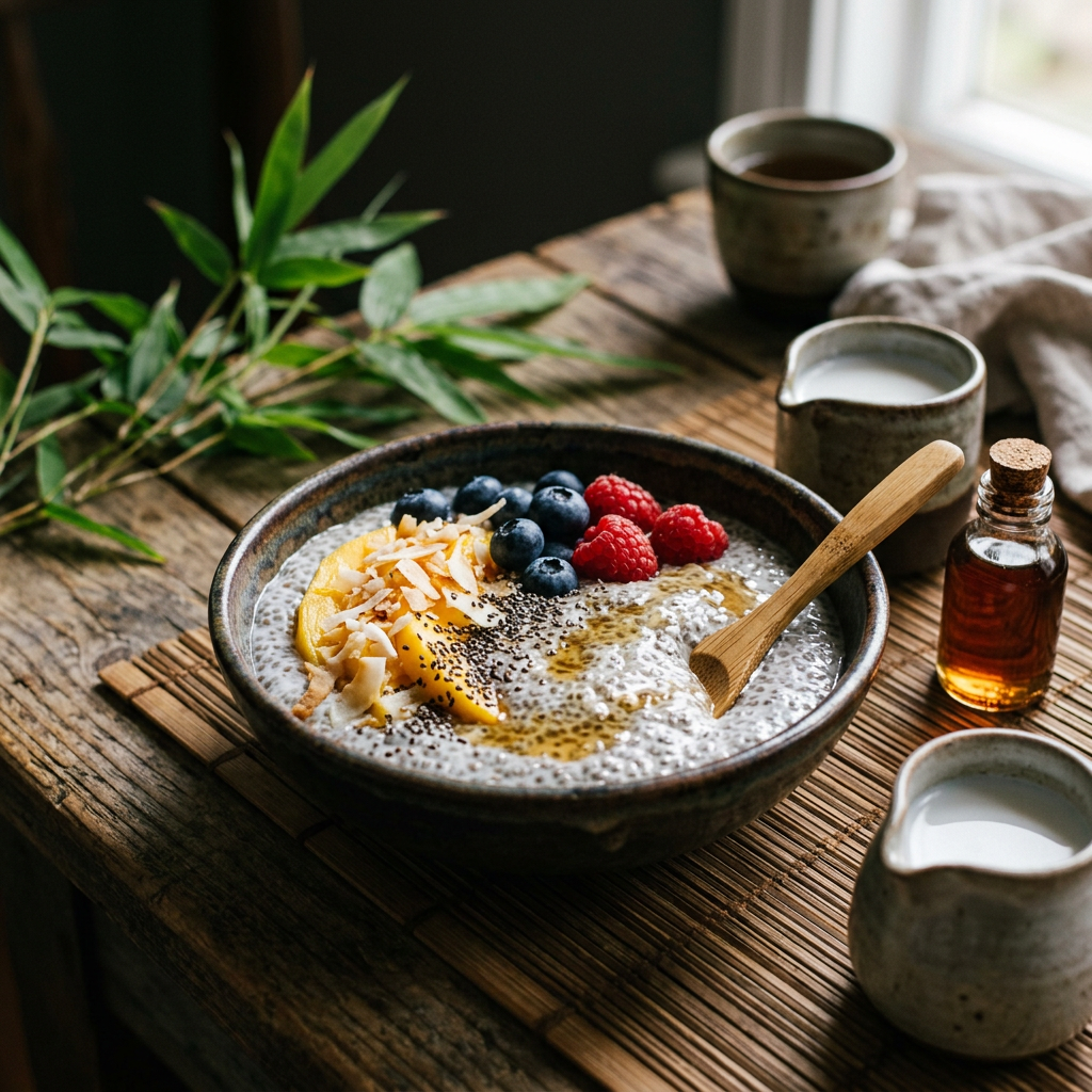 Vegan Coconut Chia Pudding