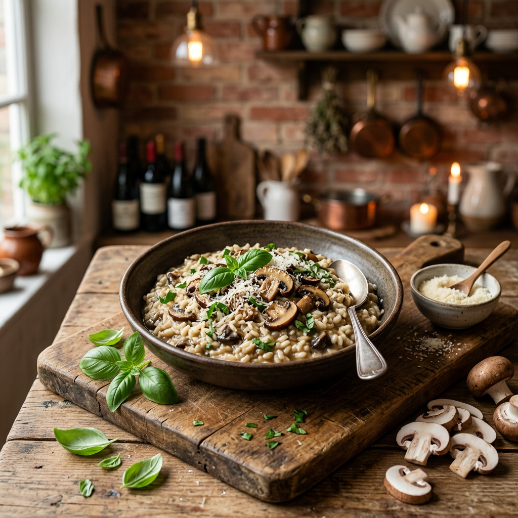 Vegetarian Mushroom Risotto