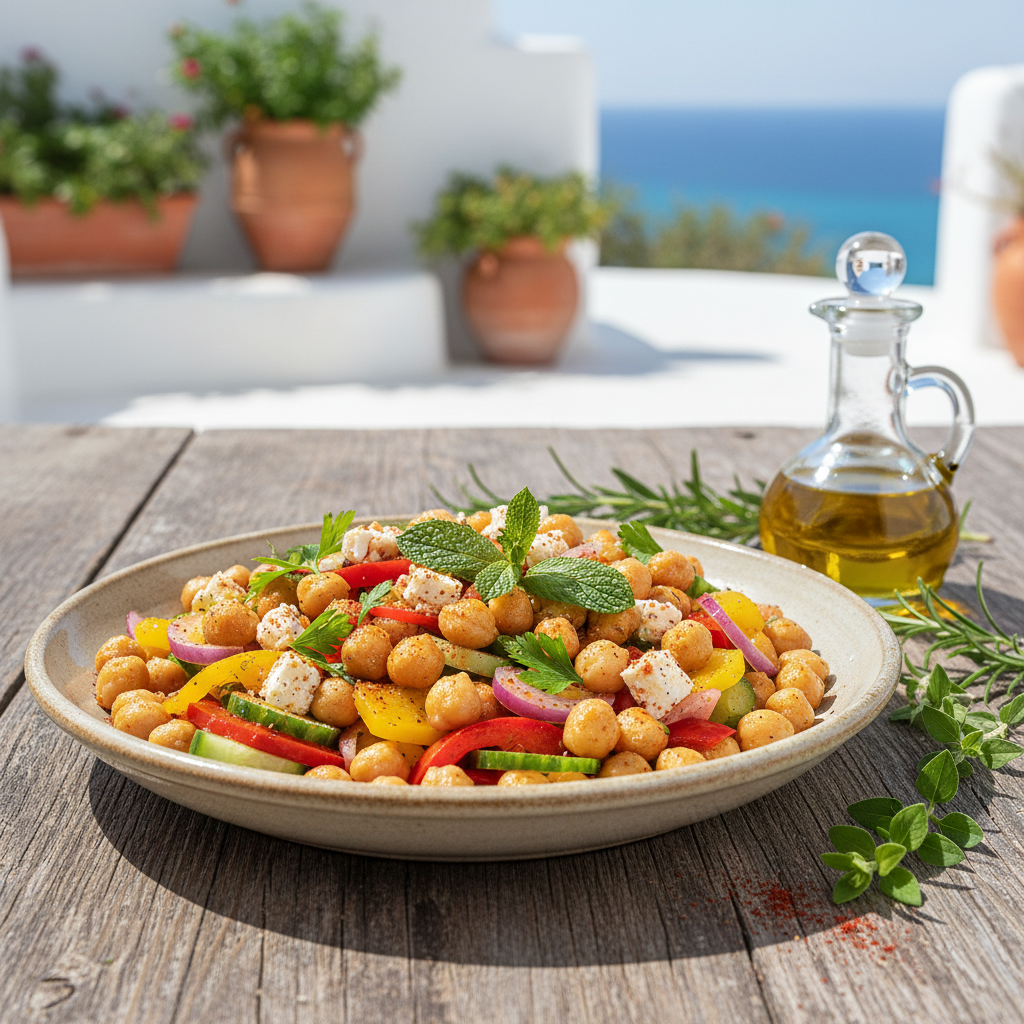 Roasted Chickpea Salad
