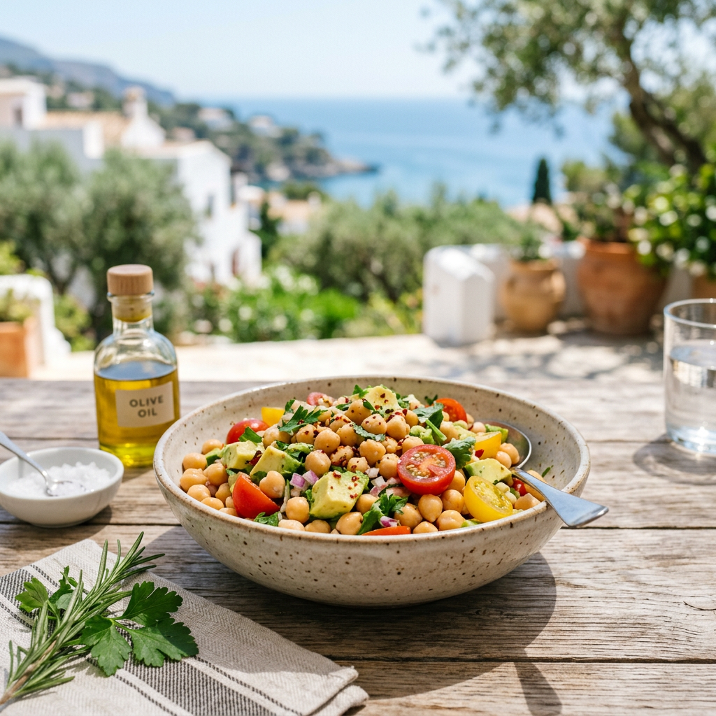 Chickpea Avocado Salad