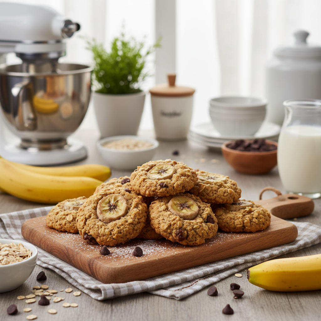 Banana Oat Cookies