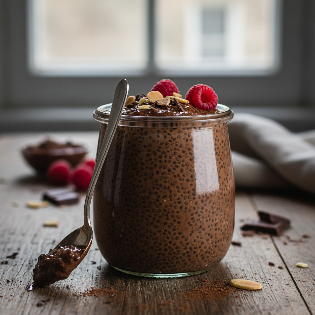 Vegan Chocolate Chia Pudding