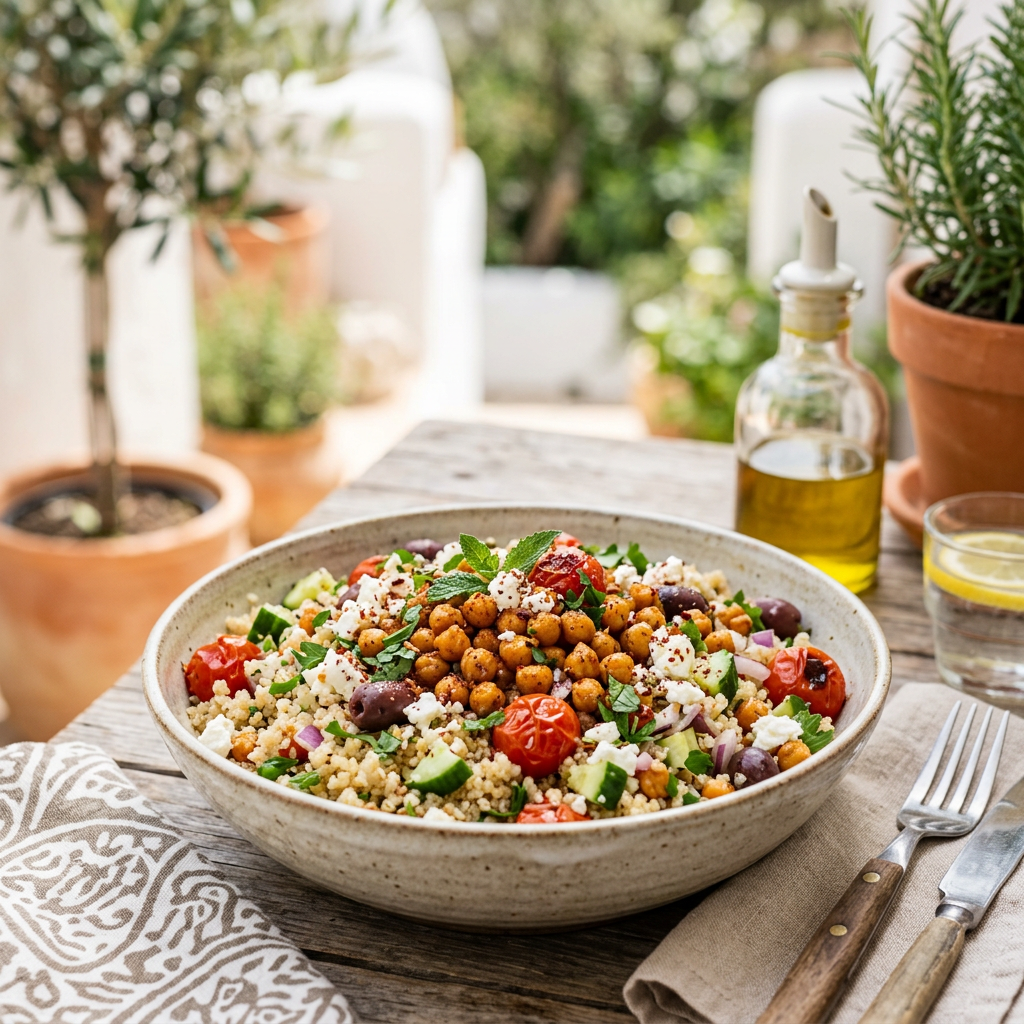 Spicy Chickpea and Quinoa Bowl