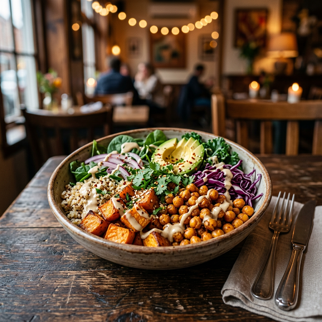 Sweet Potato and Chickpea Buddha Bowl