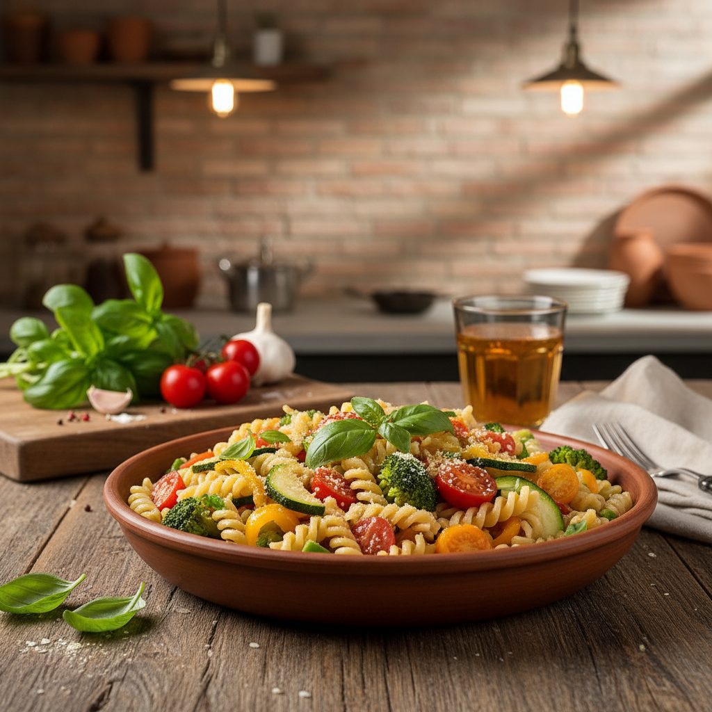 Vegan Pasta Primavera