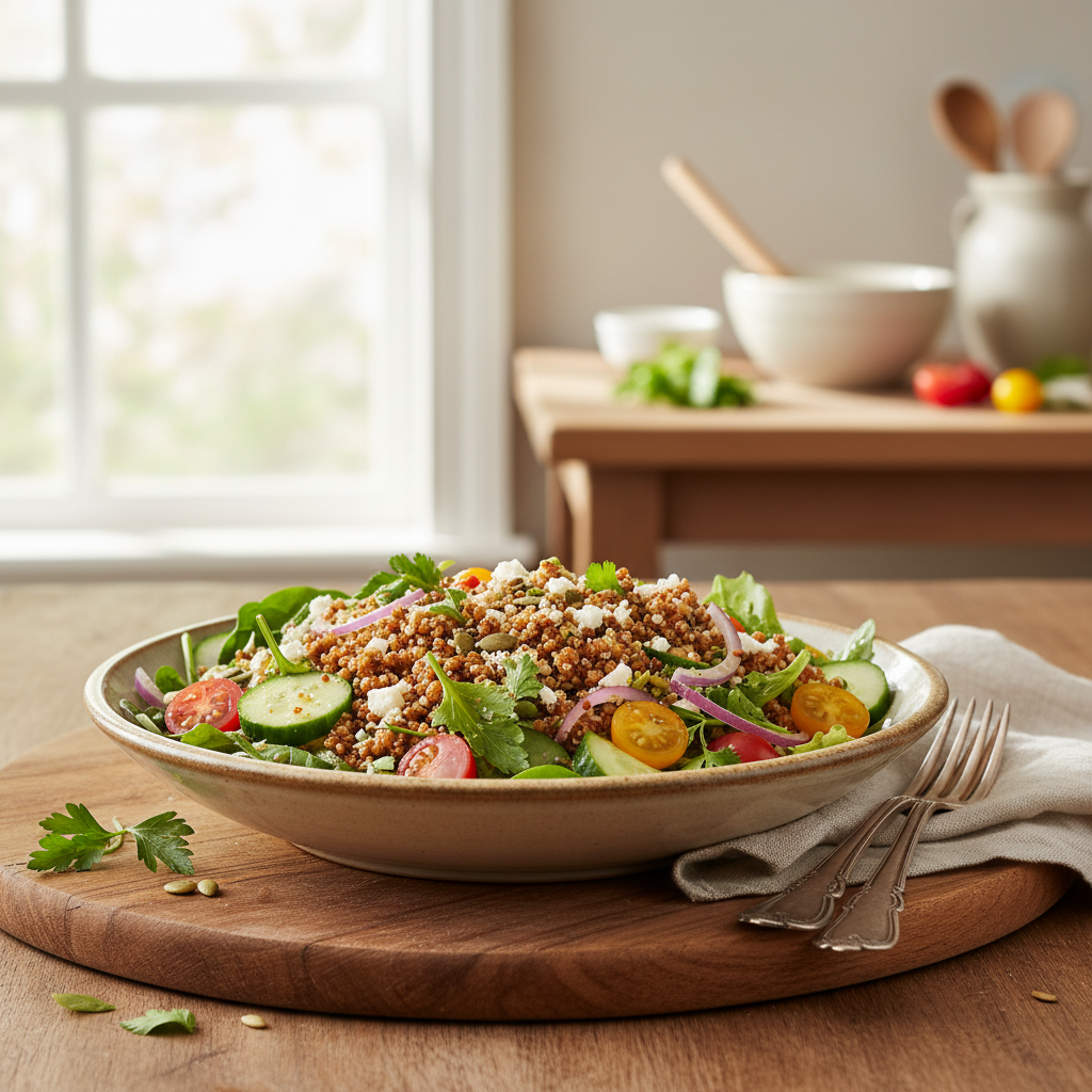 Crispy Quinoa Salad